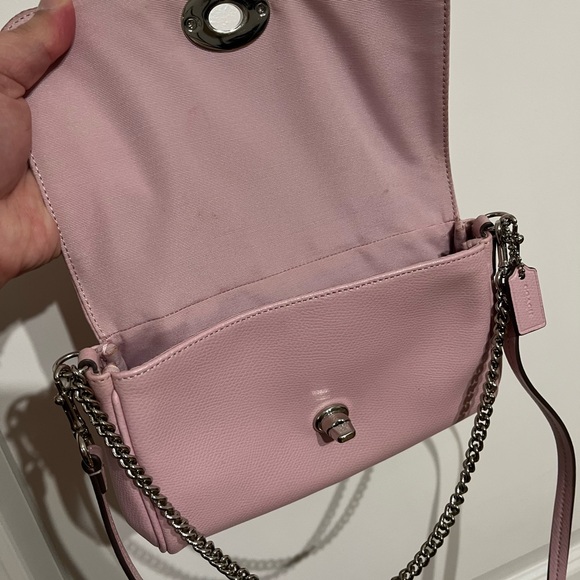 Coach Mini Ruby Crossbody Clutch Bag Petal Pink F34604 - Picture 6 of 9